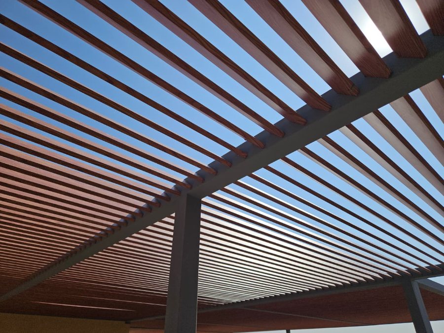 Pergola louver detail