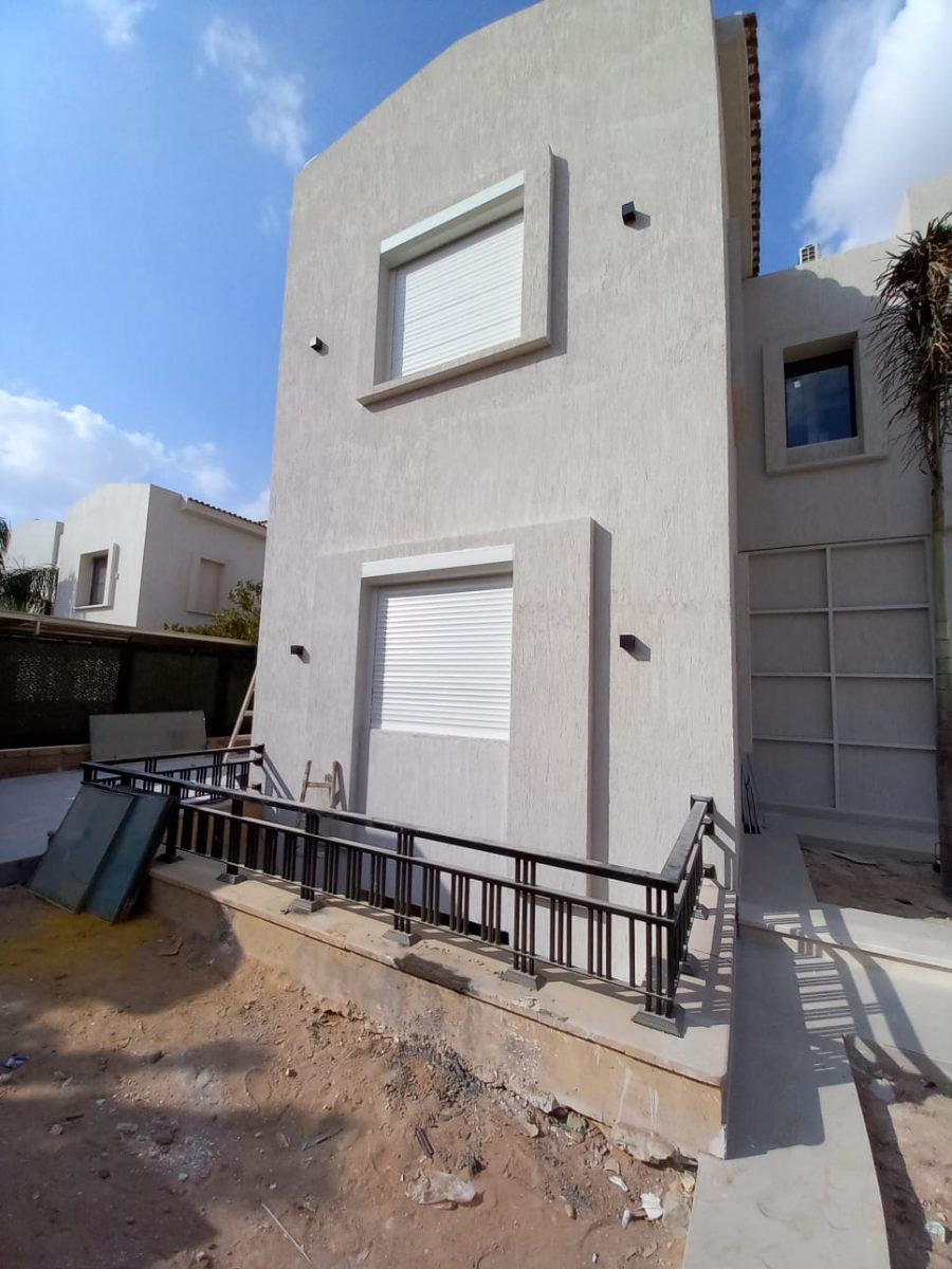 Modern shutter facade